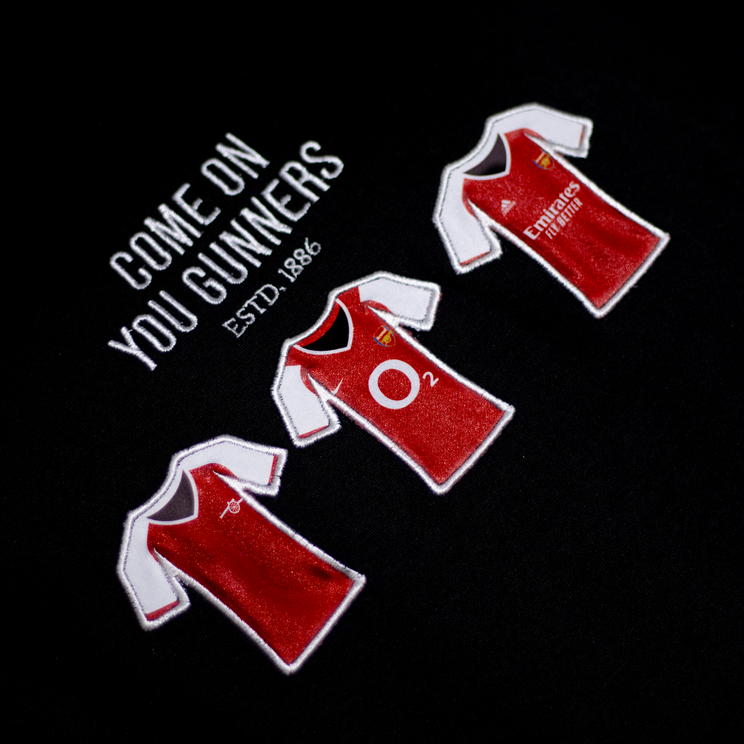Come On You Gunners - Embroidered Oversized Hoodie