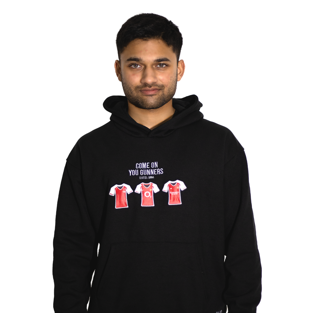 Come On You Gunners - Embroidered Oversized Hoodie