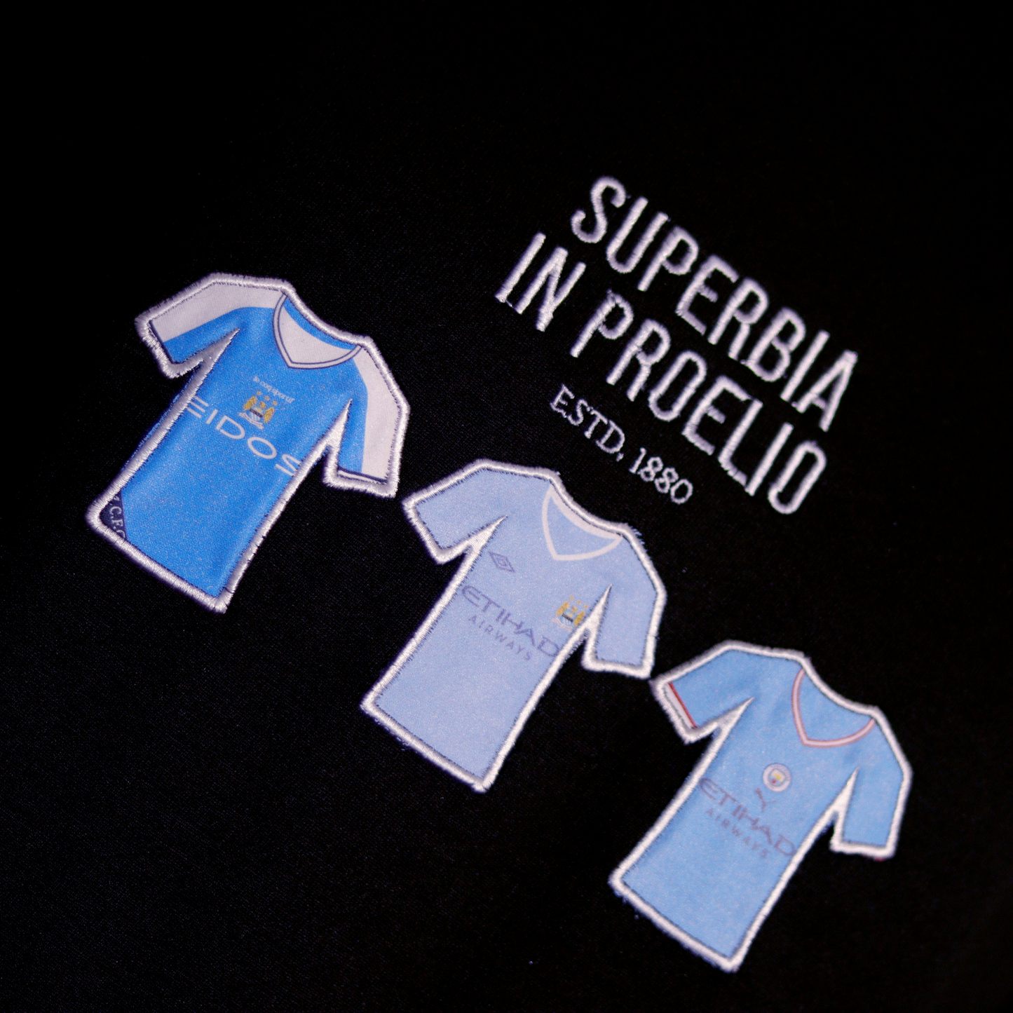 Superbia in Proelio - Embroidered Oversized Hoodie