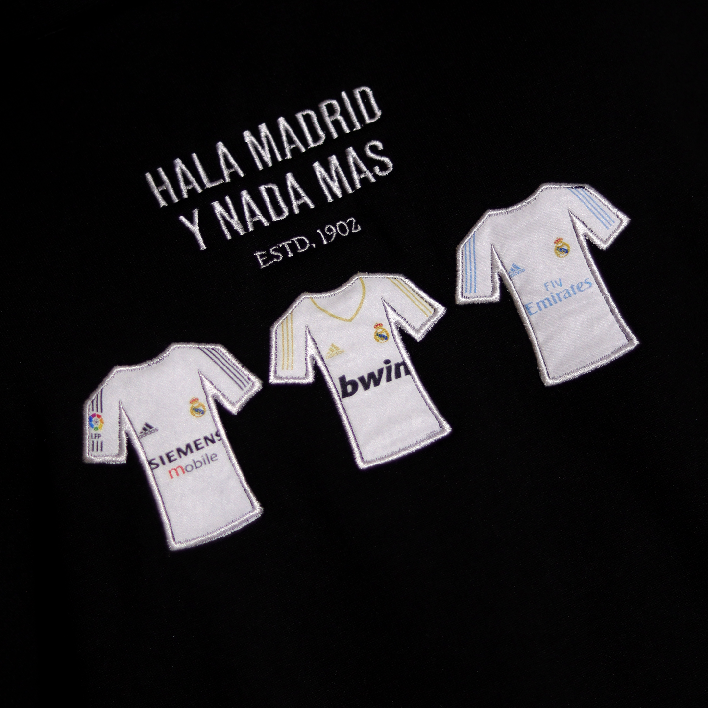Hala Madrid Y Nada Más - Embroidered Oversized Hoodie