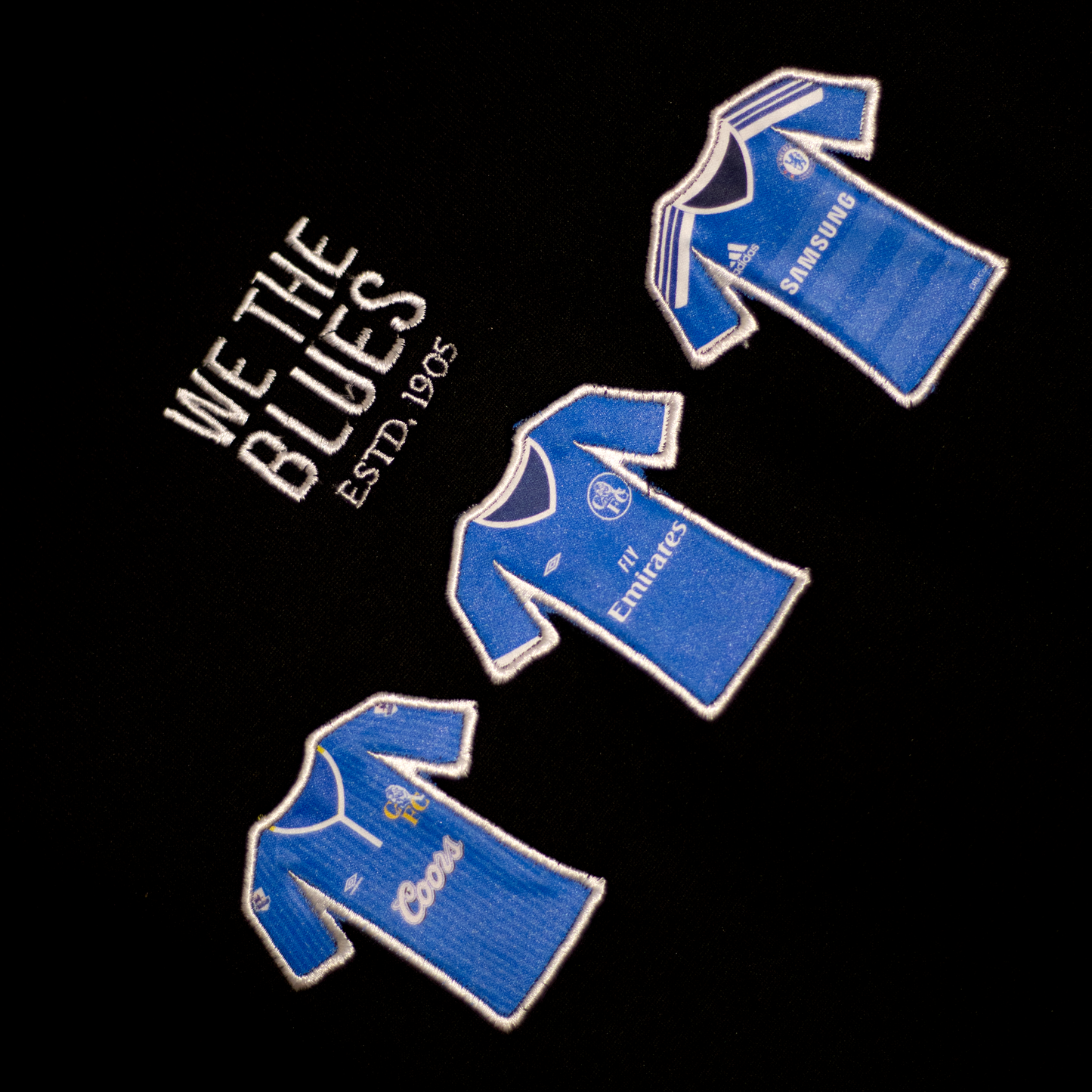 We The Blues - Embroidered Oversized Hoodie