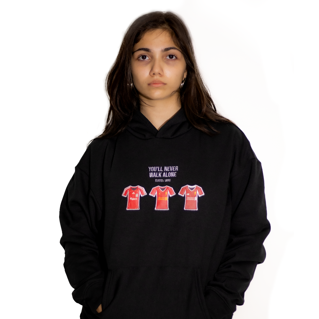 You'll Never Walk Alone - Embroidered Oversized Hoodie