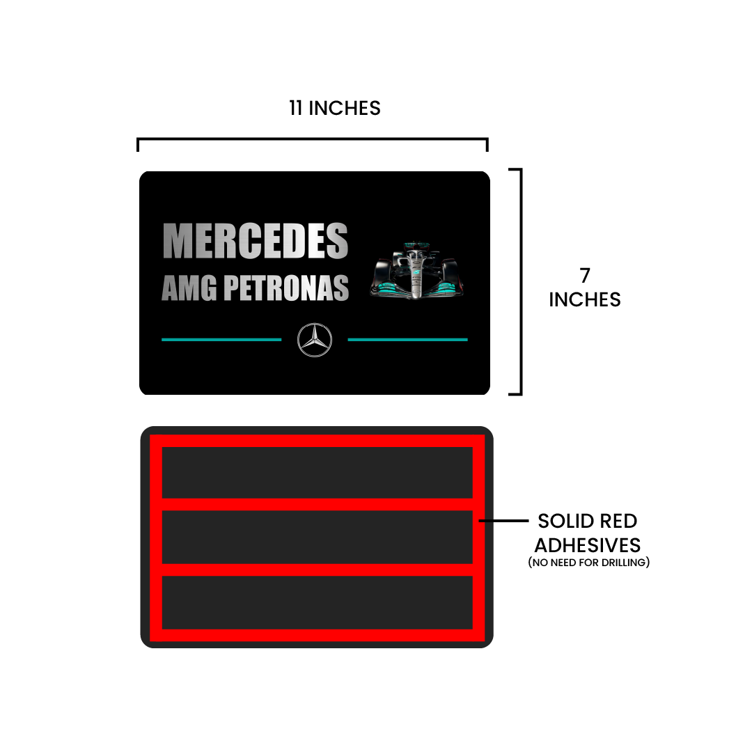 Mercedes Door Sign