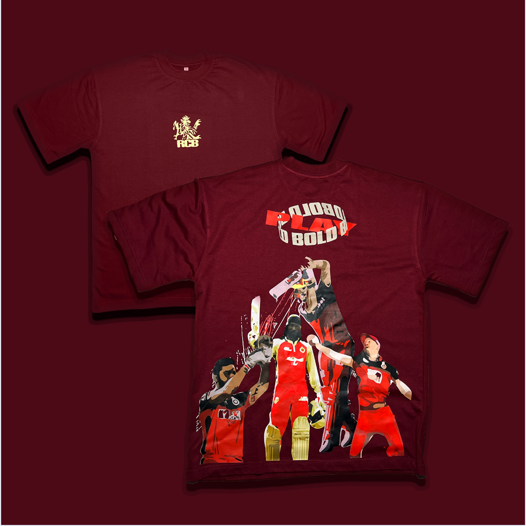 RCB Edition - Premium Oversized T-shirt