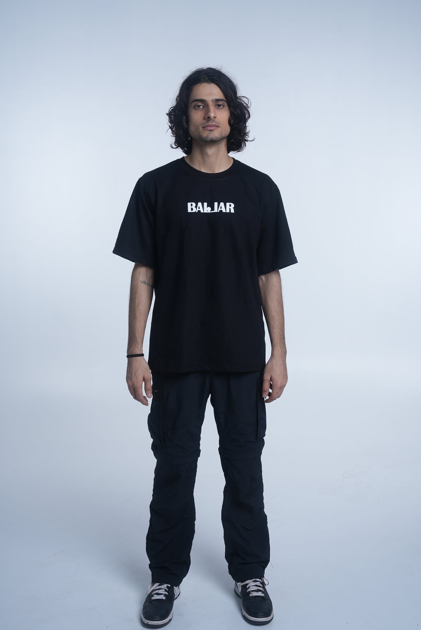 Ballar Basics (Black) - Premium Oversized Heavyweight T-shirt