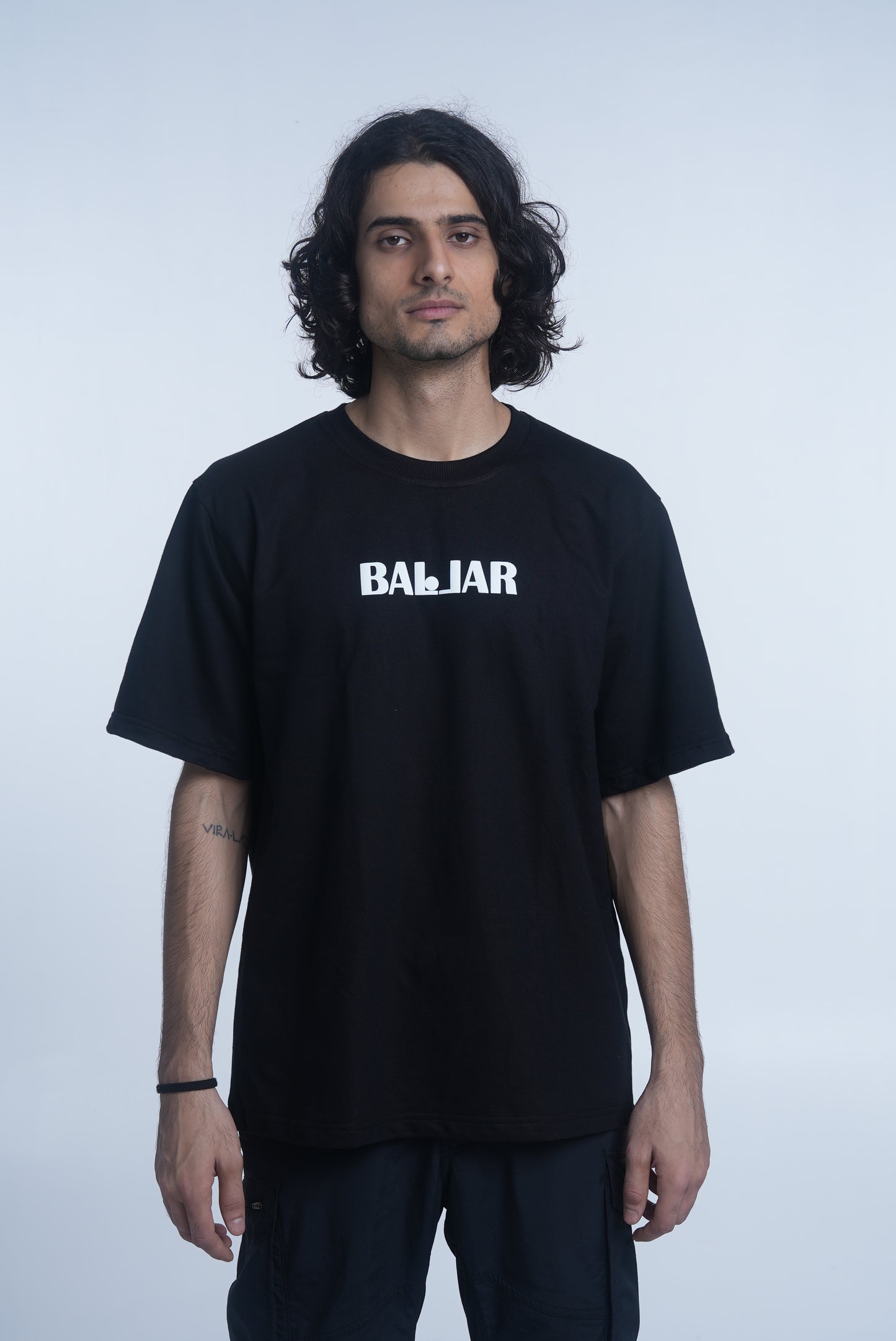 Ballar Basics (Black) - Premium Oversized Heavyweight T-shirt