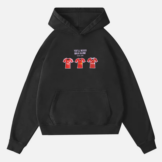 You'll Never Walk Alone - Embroidered Oversized Hoodie