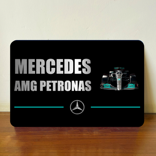 Mercedes Door Sign