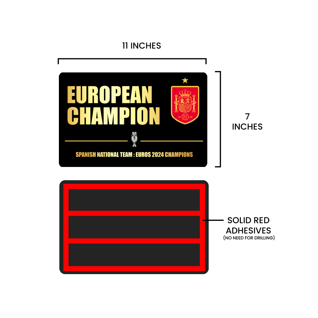 European Champion - Spain Door Sign