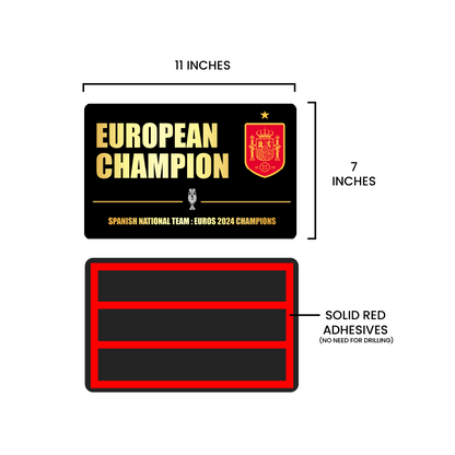 European Champion - Spain Door Sign