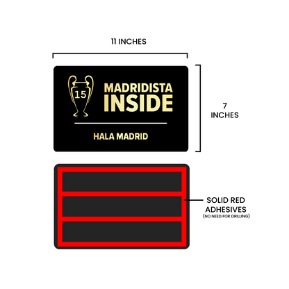 Madridista Inside - Real Madrid Door Sign