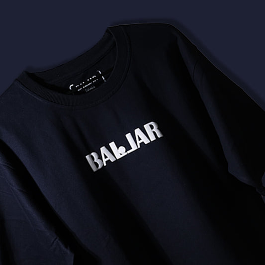 Ballar Basics (Navy Blue) - Premium Oversized Heavyweight T-shirt