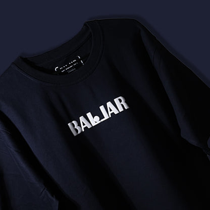 Ballar Basics (Navy Blue) - Premium Oversized Heavyweight T-shirt